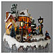 Christmas village with Ring a Ring-o' roses game and tree of 10 cm diameter s4