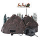 Winter village with Father Christmas's sleigh 30x25x25 cm s4