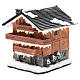Chalet villaggio natalizio 20x20x20 cm s2