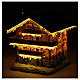 Chalet villaggio natalizio 20x20x20 cm s5