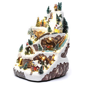 Giostrine Natalizie Scena Funivia Natalizia Magie Di Natale - Villaggio In Miniatura 23 Cm Lemax Scena Funivia Natale 23 Cm