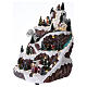 Animated village with mountain 47x30x25 cm s3