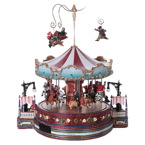 Winter moving merry-go-round 25x30x25 cm 5
