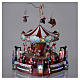 Winter moving merry-go-round 25x30x25 cm s2