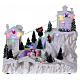 Christmas village with cable car 30x30x15 cm s1