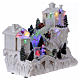 Christmas village with cable car 30x30x15 cm s4