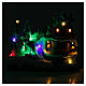 Paisaje de Navidad con musica tren y muñeco de nieve en movimiento 20x25x20 cm s4