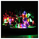 Christmas light illuminated with music, movement and Christmas tree 19X31X20 cm s4