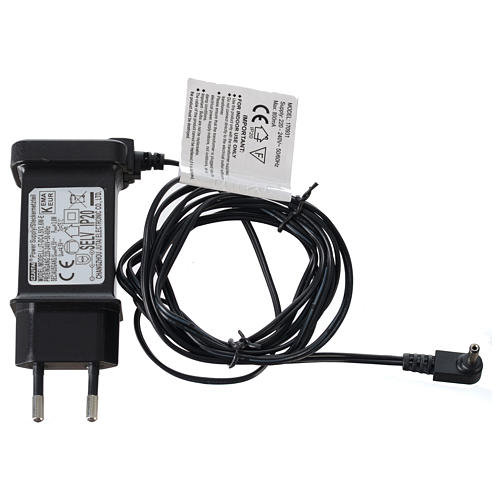 Villaggio natalizio luminoso musicale movimento pista sci laghetto 29X31X22 cm 6