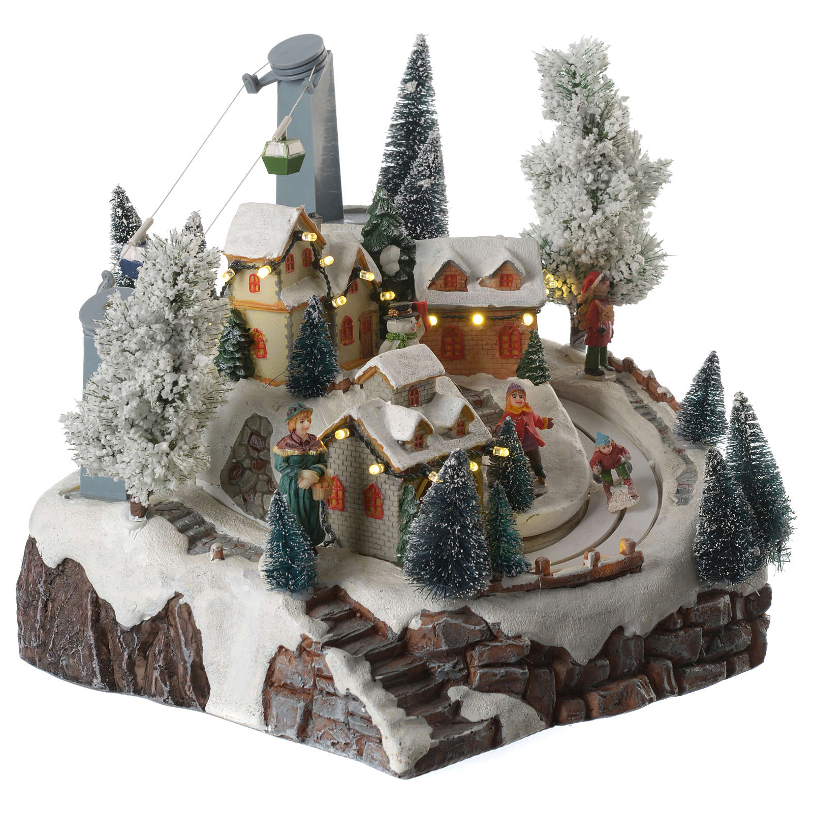 Christmas Village Ski Lodge 