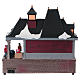 Illuminated and animated Christmas village train station 30x30x15, batteries s5
