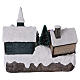 Christmas village with moving Santa Claus 20x20x15 cm s5