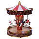 Christmas village carousel with moving horses 30x20x20 cm s3