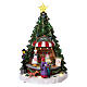 Candy Shop Christmas Scene 30x25x25 cm with Moving Candy Counter Battery and Power Operated s1