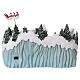 Christmas Village Scene with In-Motion Skaters and Train 40x55x30 cm electric powered s5