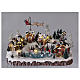 Christmas village with music movement and lights 30x50x35 cm electric s2