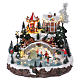 Christmas Village Having Fun with Lights Music Motion 30x35x35 cm electric powered s1