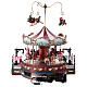 Christmas decoration carousel with lights, music and movement 25x30x30 cm s5