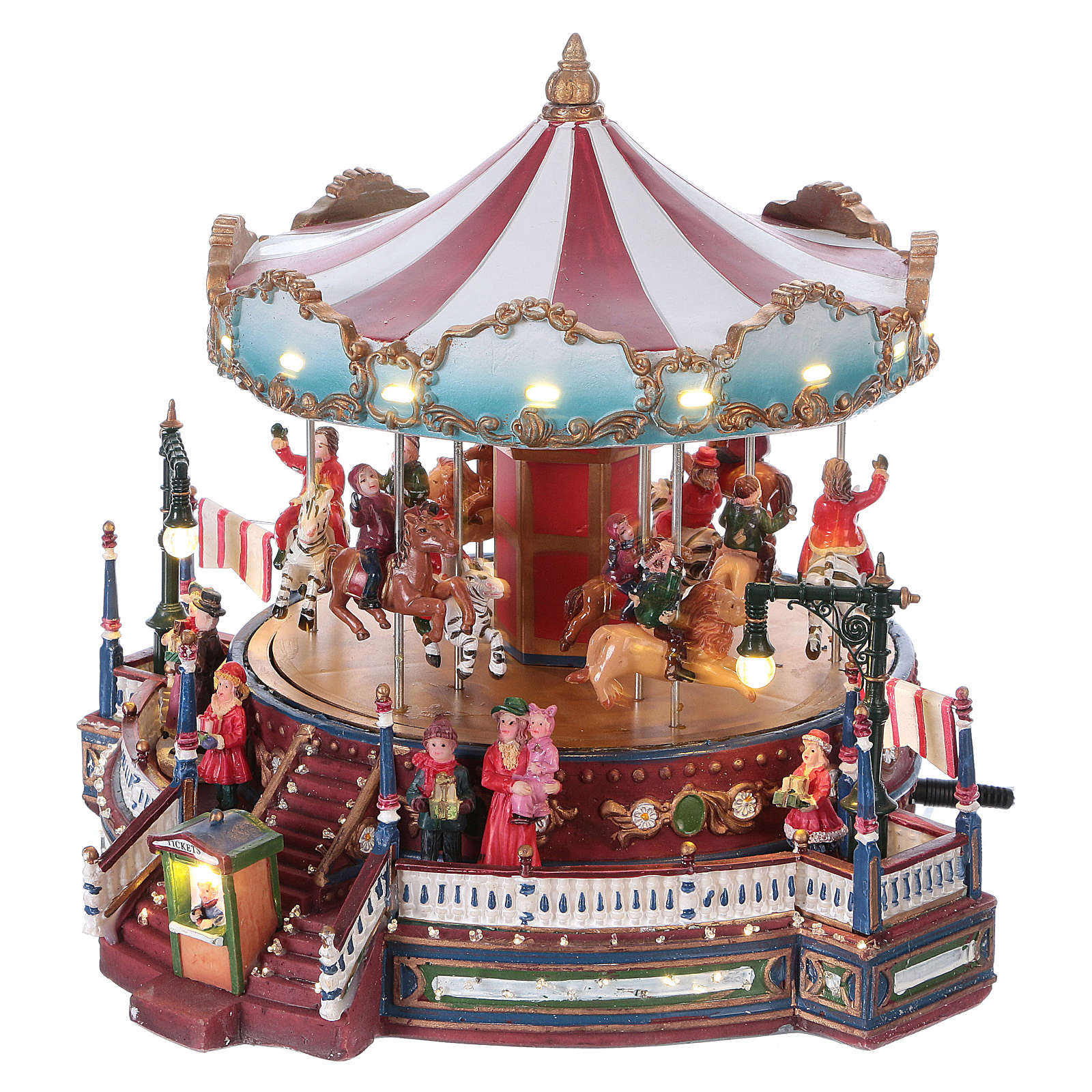 Décor de Noël avec carrousel mouvement lumières musique | vente en