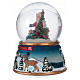 Snow globe with Santa Claus and music, glittered s5