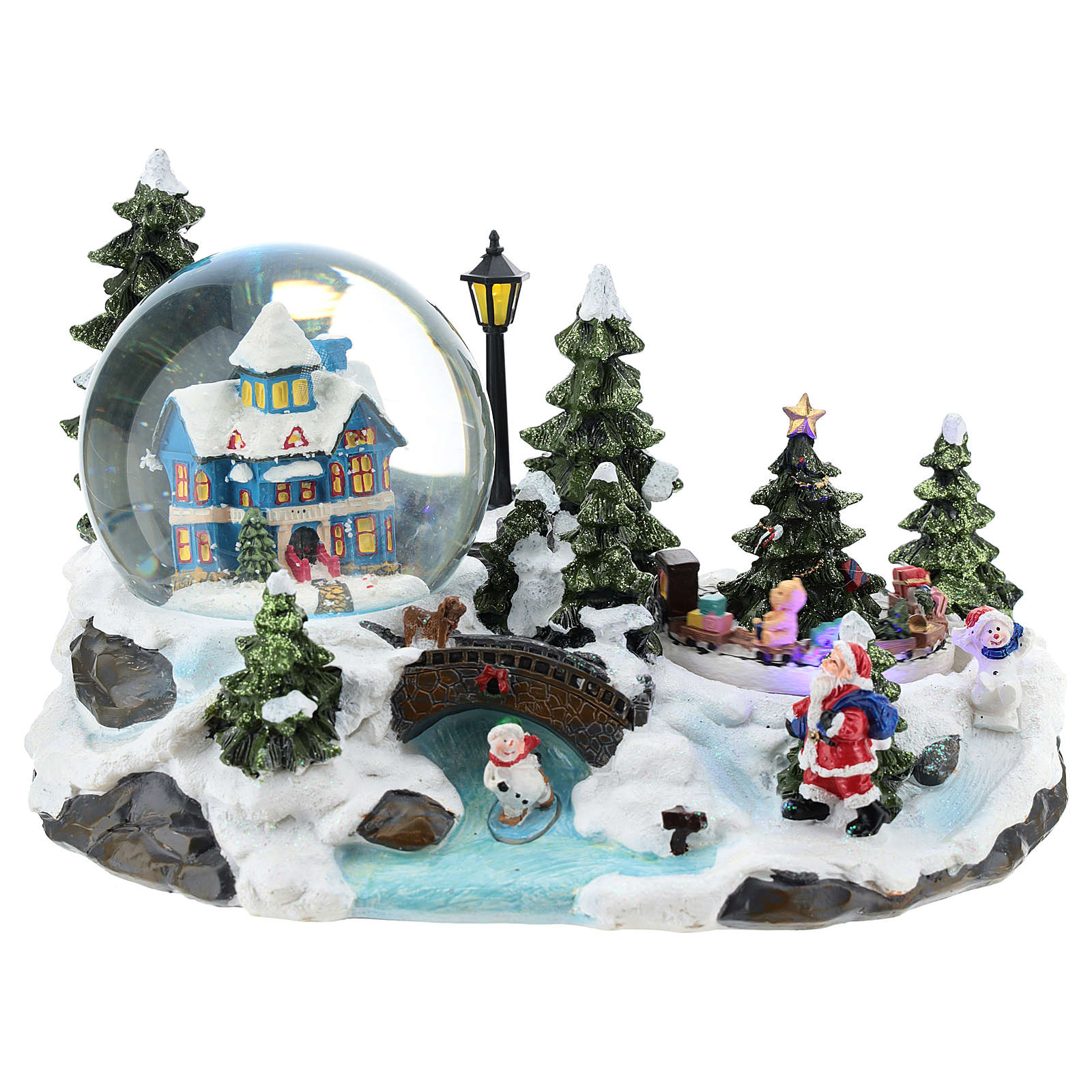 Christmas Village Snow Globe