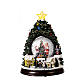 Christmas tree statue with snow globe h. 25 cm s3