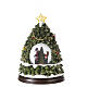Christmas tree statue with snow globe h. 25 cm s7