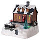 Christmas village house lighted with music 20x20x15 cm s3