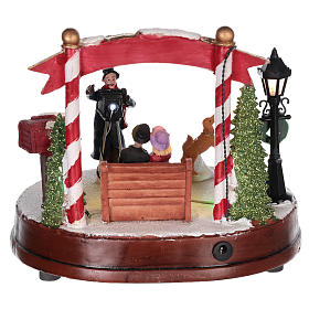 Scene for Christmas village: photographer 15x20 cm s5