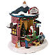 Christmas tree shop with Santa Claus 20x20x20 cm s4