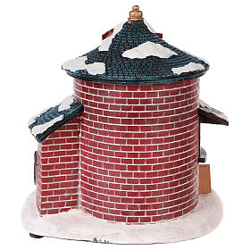 Christmas tree shop with Santa Claus 20x20x20 cm s5