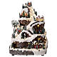 Christmas mountain village with lights and music 45x30x30 cm s1
