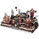 Winter amusement park village with carousel castle motion lights 55x85x55 cm s3