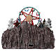 Winter village ferris wheel carousel motion lights 50x50x45 cm s5