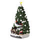 Weihnachtsbaum mit fahrendem Zug, 40x20x20 cm s3