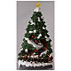 Árvore Natal com trem em movimento 40x20x20 cm s2