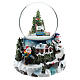 Snow globe with village and train h. 17 cm s4