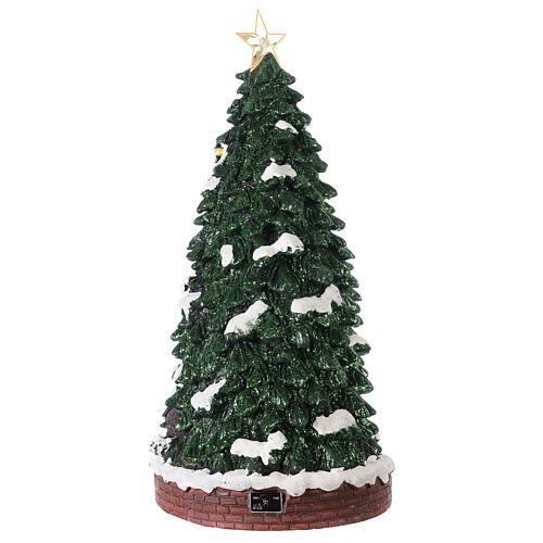 Weihnachtsbaum mit Eisbahn, 40x20x20 cm 4