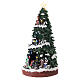 Weihnachtsbaum mit Eisbahn, 40x20x20 cm s3