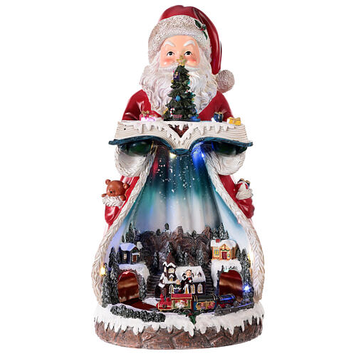 Święty Mikołaj Miasteczko Bożonarodzeniowe 25x20x45 cm. 1