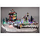 Villaggio Natalizio pattinaggio con shop 25x20x40 cm s2