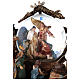 Nativity snow globe angel music Silent Night 20x20x15 cm s6