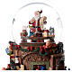 Atelier Père Noël boule à neige boîte musicale 25x25x15 cm s2