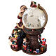 Carillon palla vetro Babbo Natale mappamondo 25x25x20 cm s3