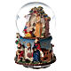 Globo de neve de vidro Natividade e Reis Magos com caixa de música, 14,5x10x10 cm s3