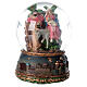 Weihnachtsspieluhr aus Glas Flucht nach Ägypten, 15x10x10 cm s1