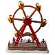 Christmas village Ferris wheel lights music 40x30x30 cm s5