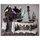 Christmas village tree frozen fountain LEDs 30x25x20 cm s2