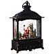 Square lantern snow globe Santa Claus LED 30x20x10 cm s4