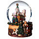Snow glass ball with Santa Claus and toys s3